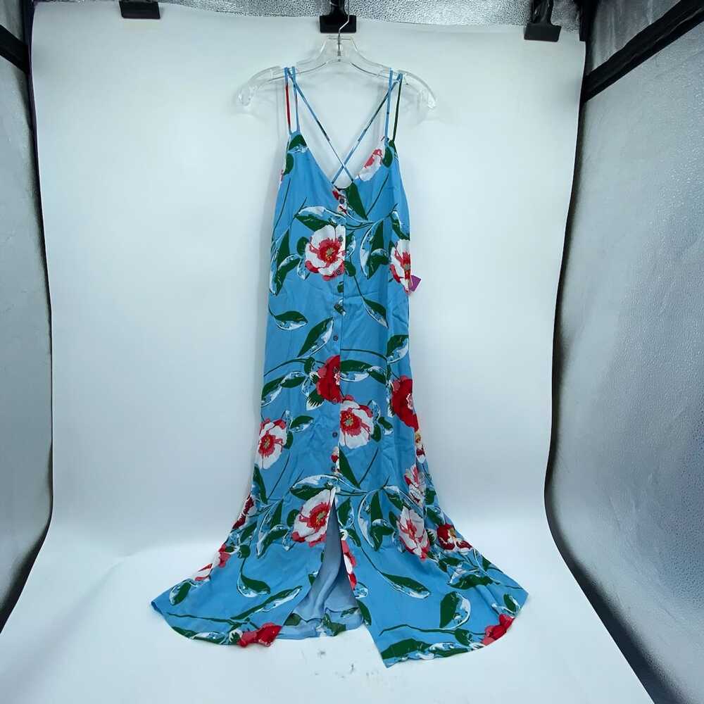 Gibson Floral Maxi Dress | Rayon Blue/Pink, Women’s S